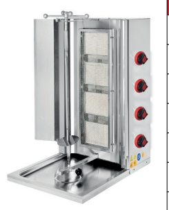 GAZLI DÖNER OCAĞI 4 RADYAN